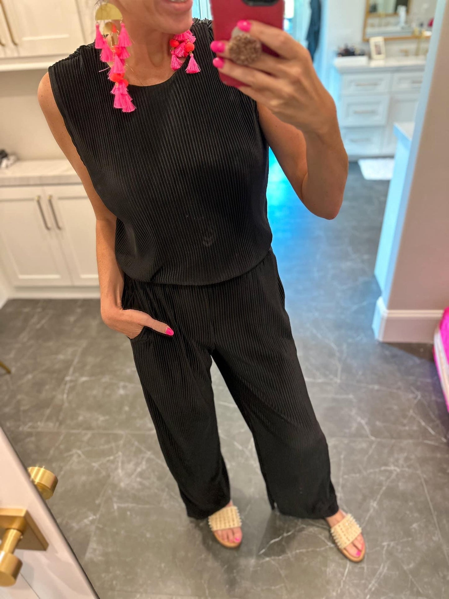 Hadley Pleated Pant Set