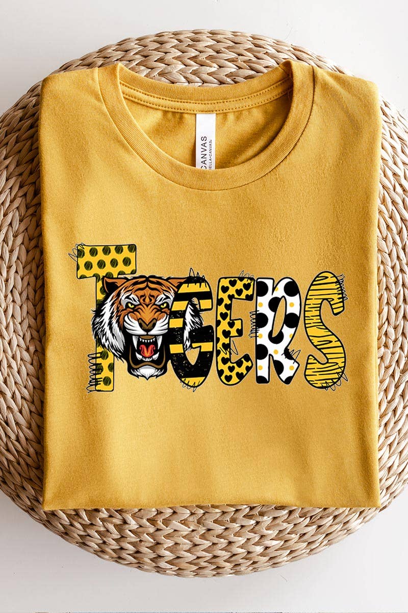 Mustard Tigers Tee