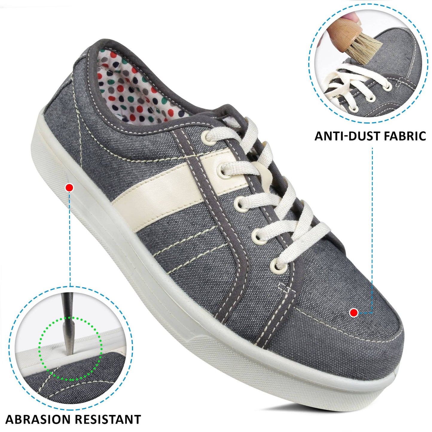Aerosoft - Dormare Lace-up Round Toe Sneakers