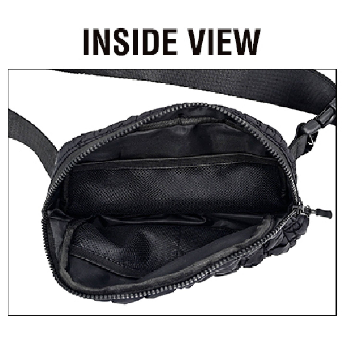 CC Quilted Puffer Unisex Belt Bag Fanny Pack