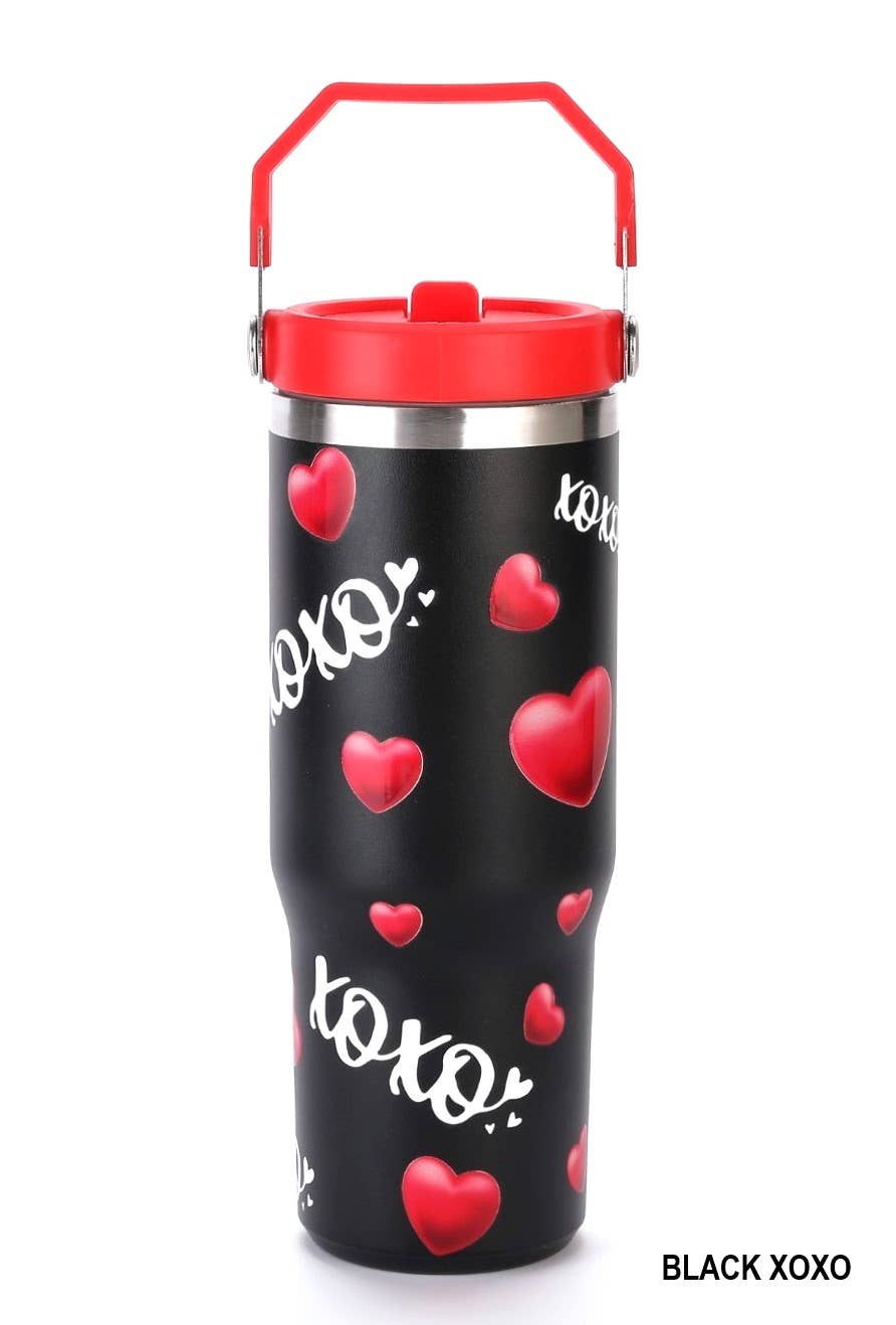 XOXO Heart tumbler 30 oz