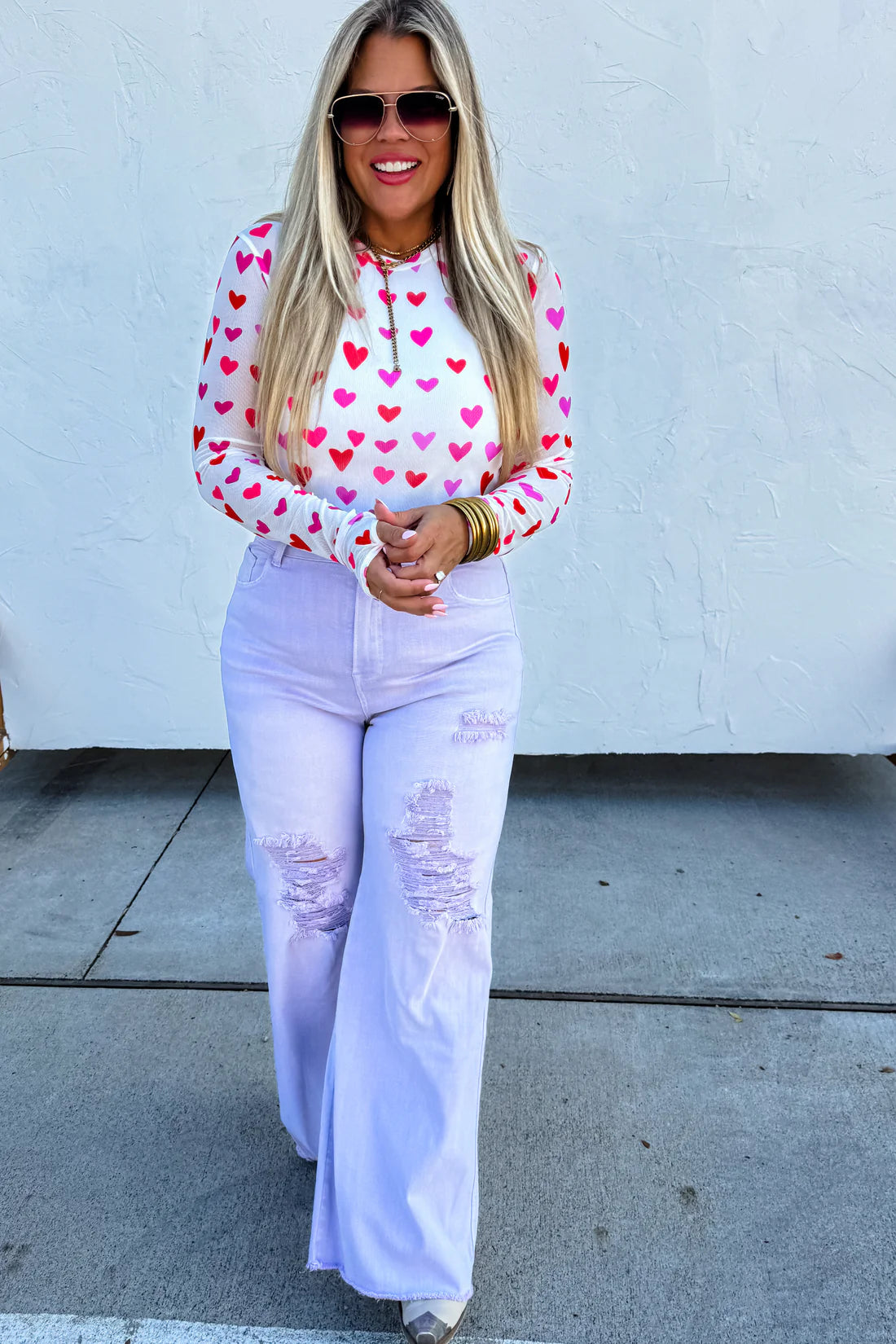 VALENTINES DRESS IT UP MESH TOPS