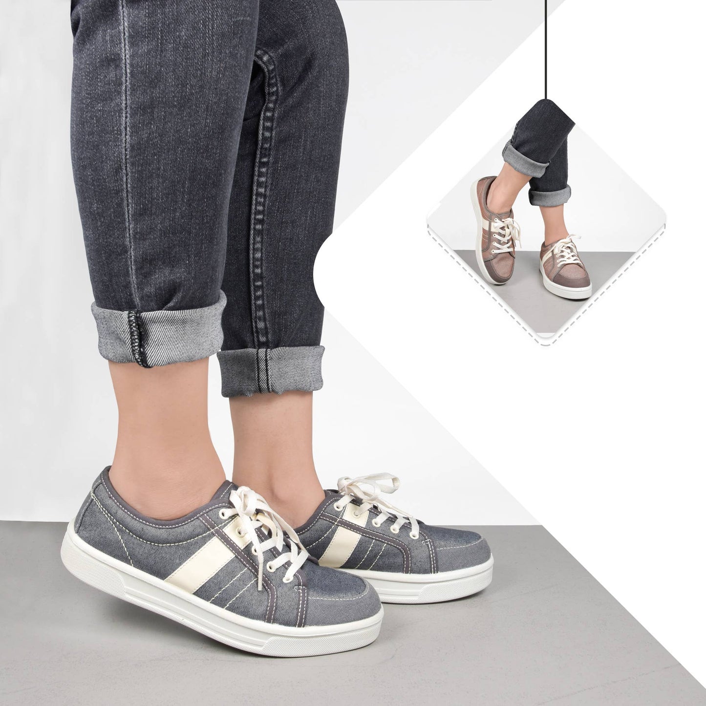 Aerosoft - Dormare Lace-up Round Toe Sneakers