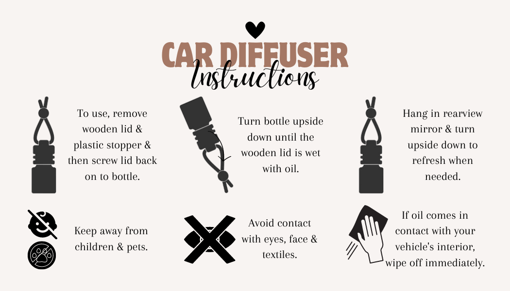 Car Freshener Hanging Diffuser: Bahama Breeze