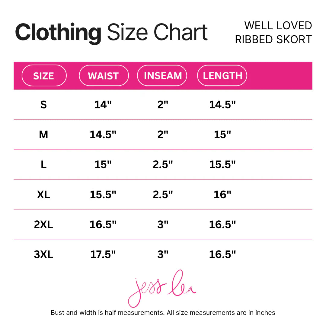 PREORDER Well Loved Ribbed Skort- Chestnut