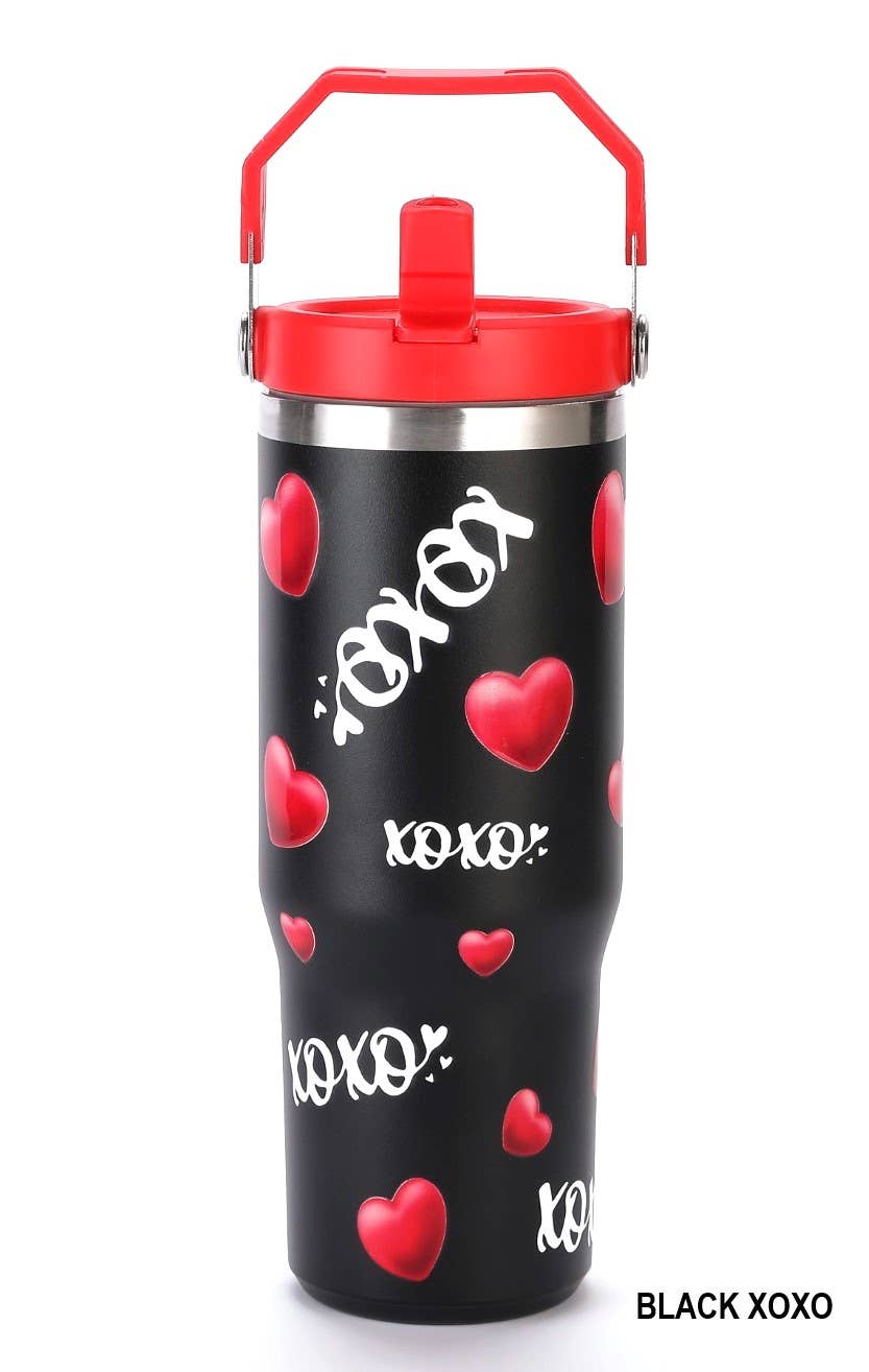 XOXO Heart tumbler 30 oz