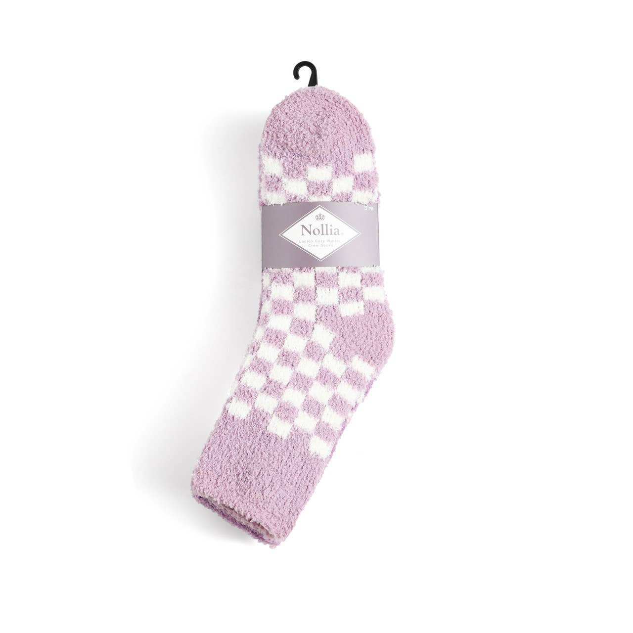 Ladies Fuzzy Socks - Purple set