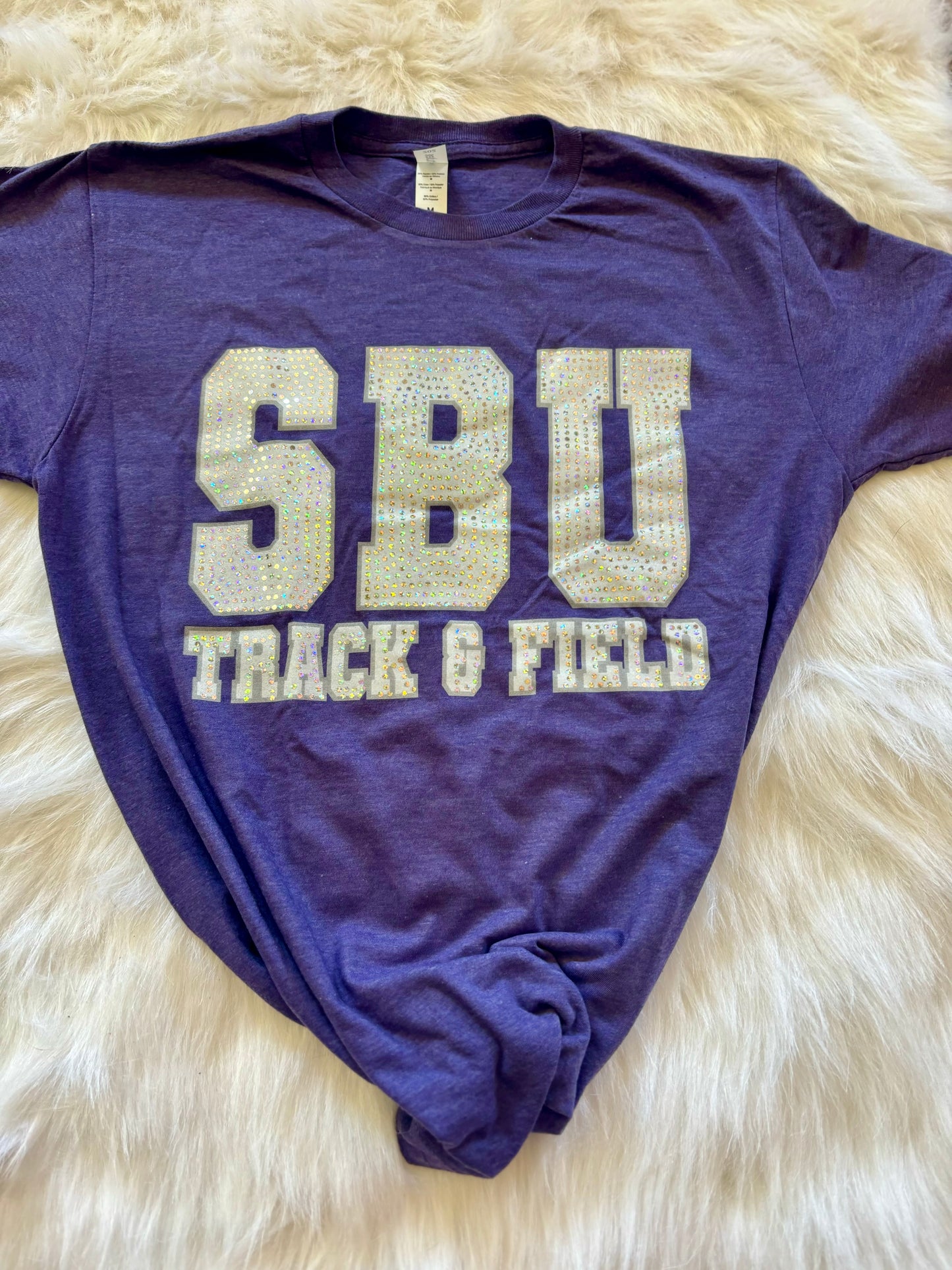 SBU Track and Field Spangle Tee