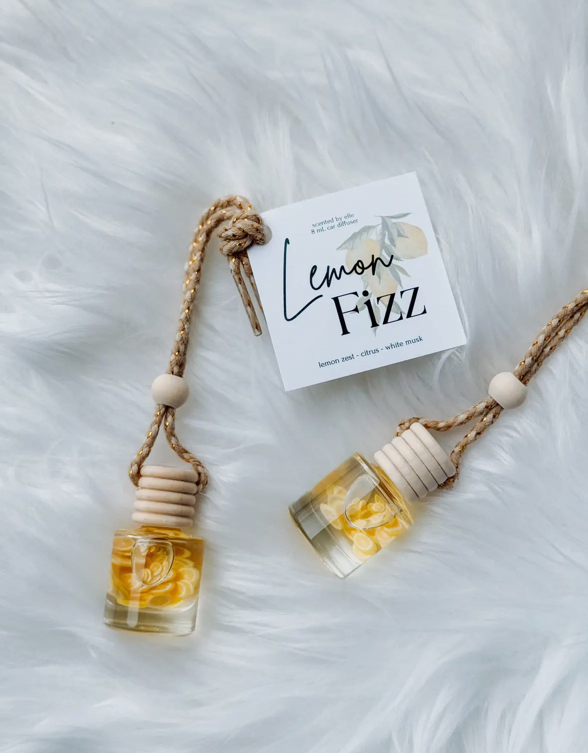Spring Car Diffusers : Lemon Fizz