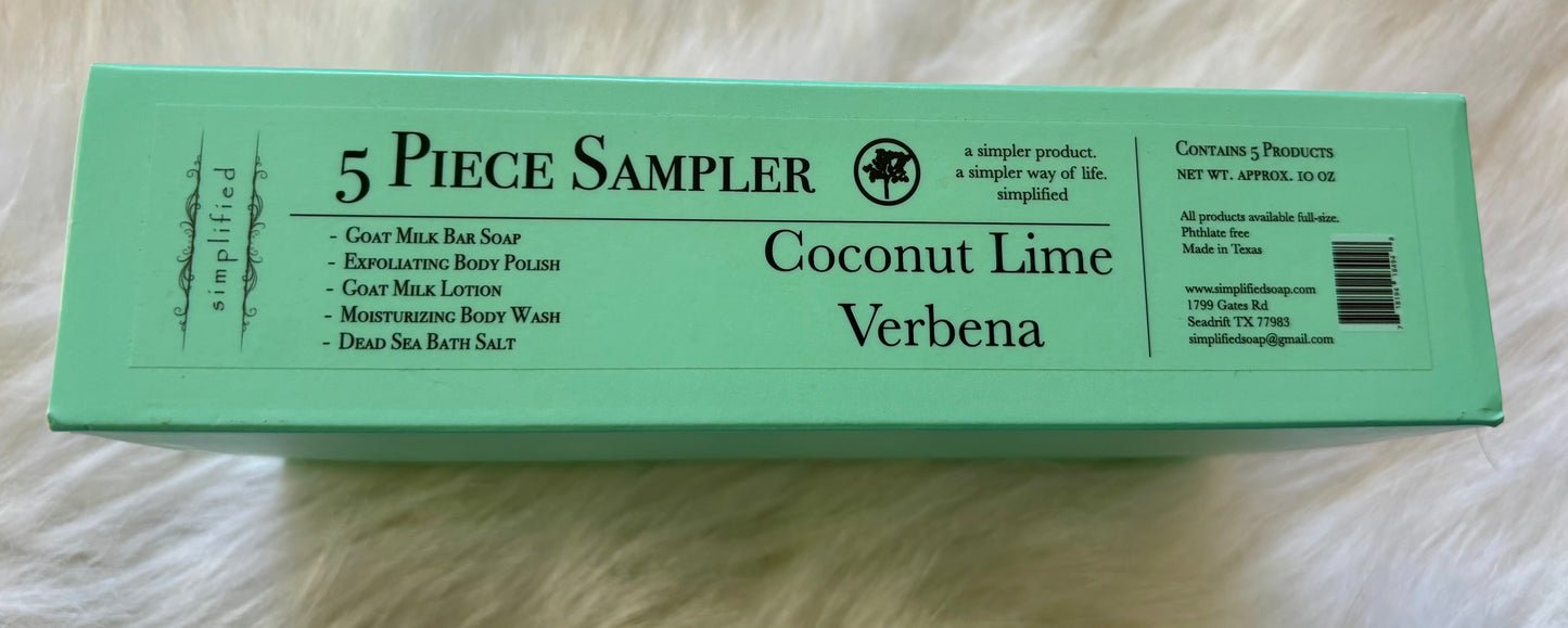 5 Piece Gift Set: Coconut Lime Verbena