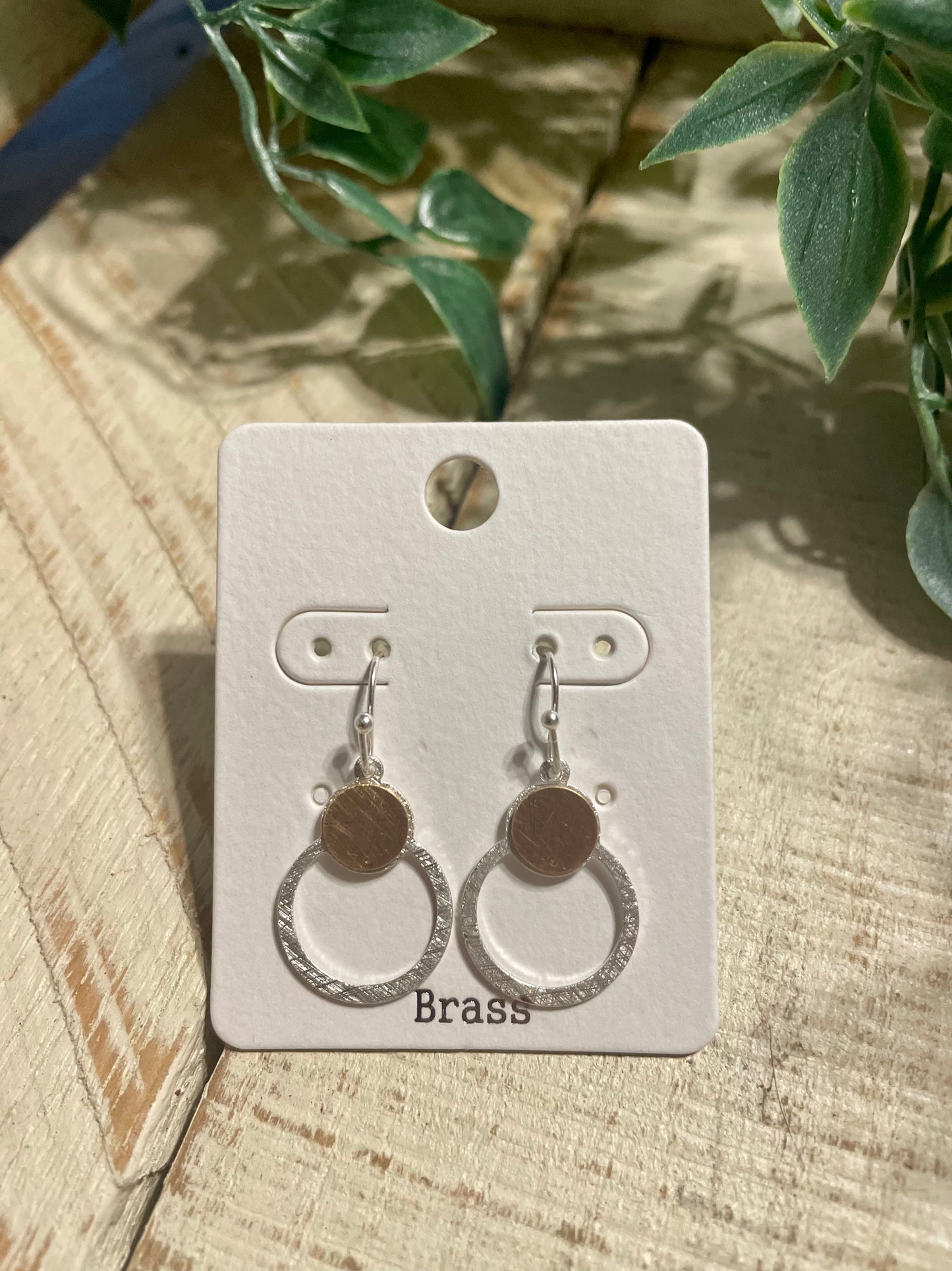 Mixed Metal Dainty Hoops