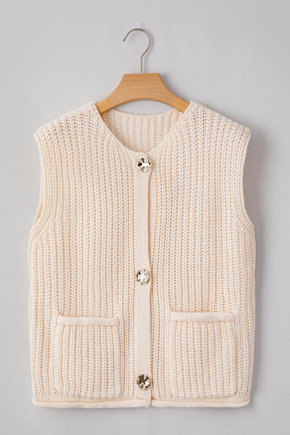 Chunky Knit Sweater Vest