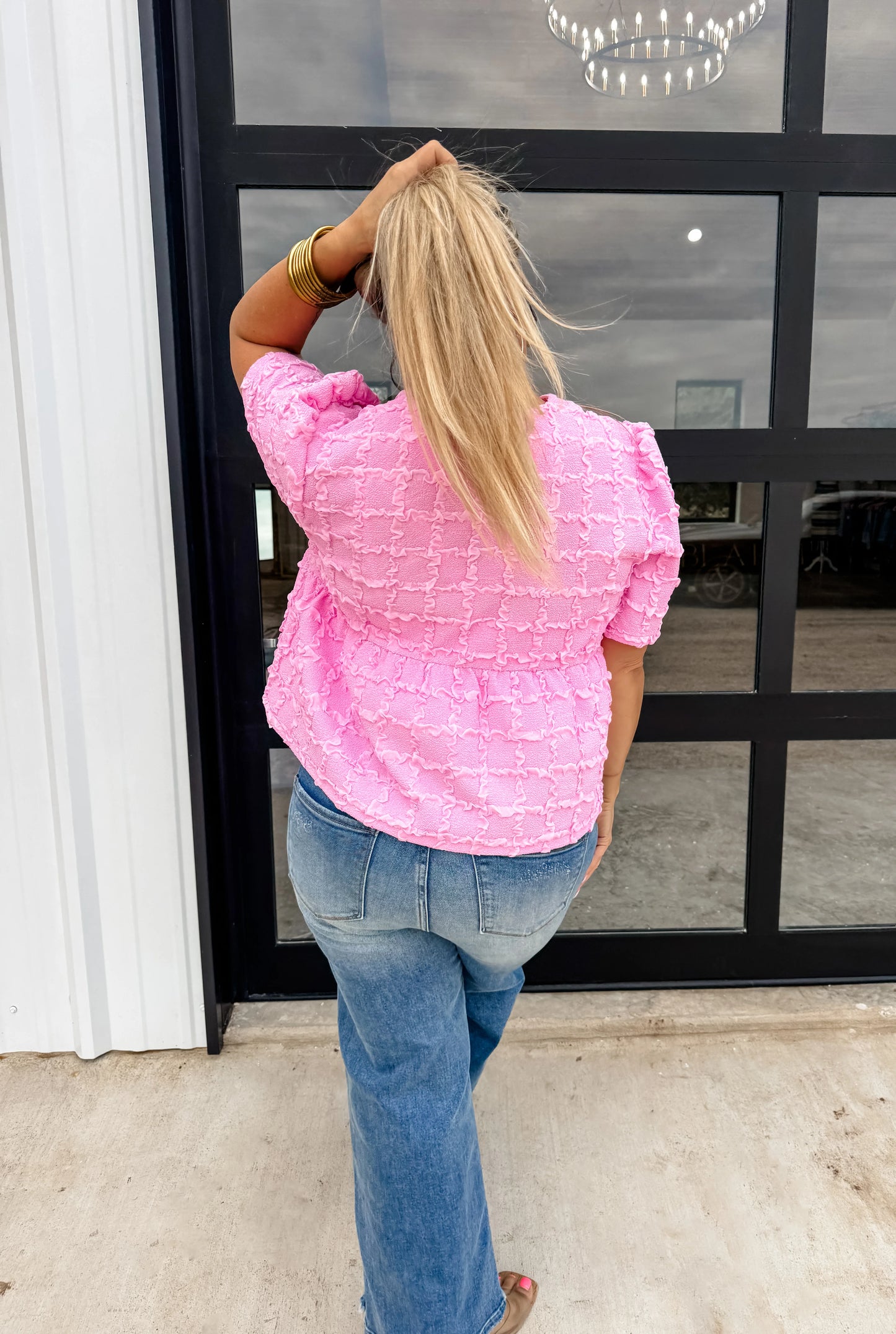 Gracie Bow Front Top