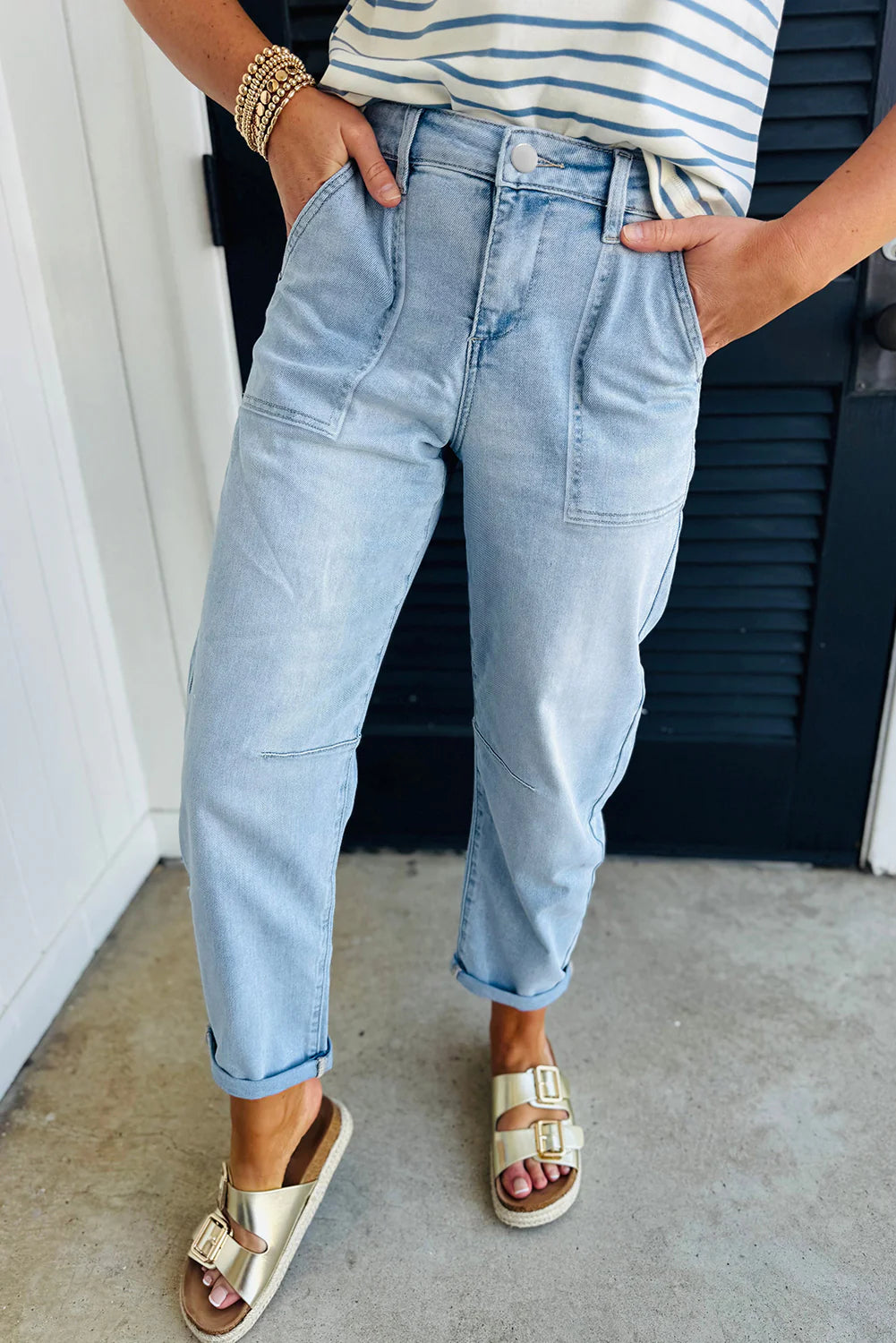 PRE-ORDER High Rise Barrel Jeans