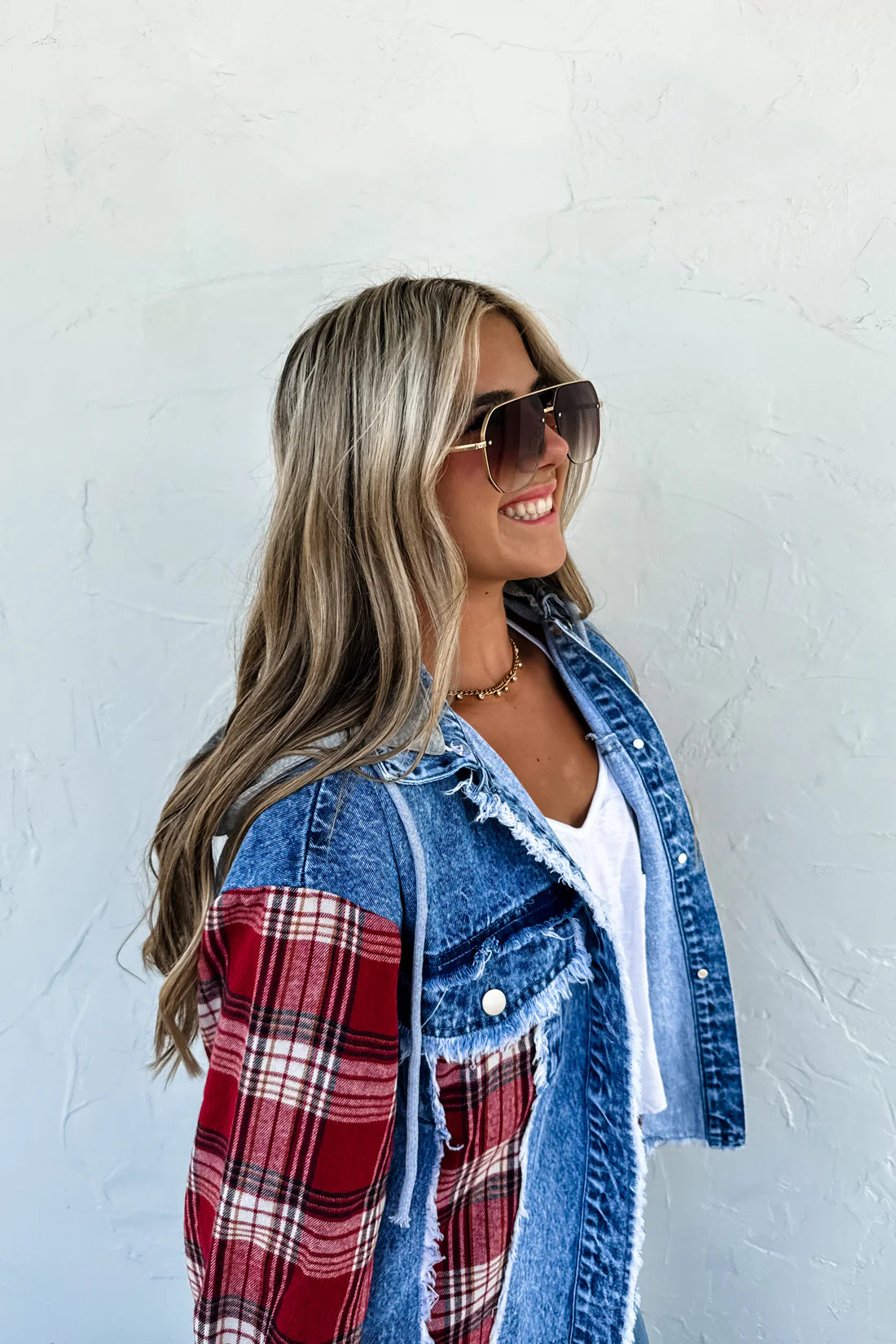 Asher Denim Jacket (Hooded)