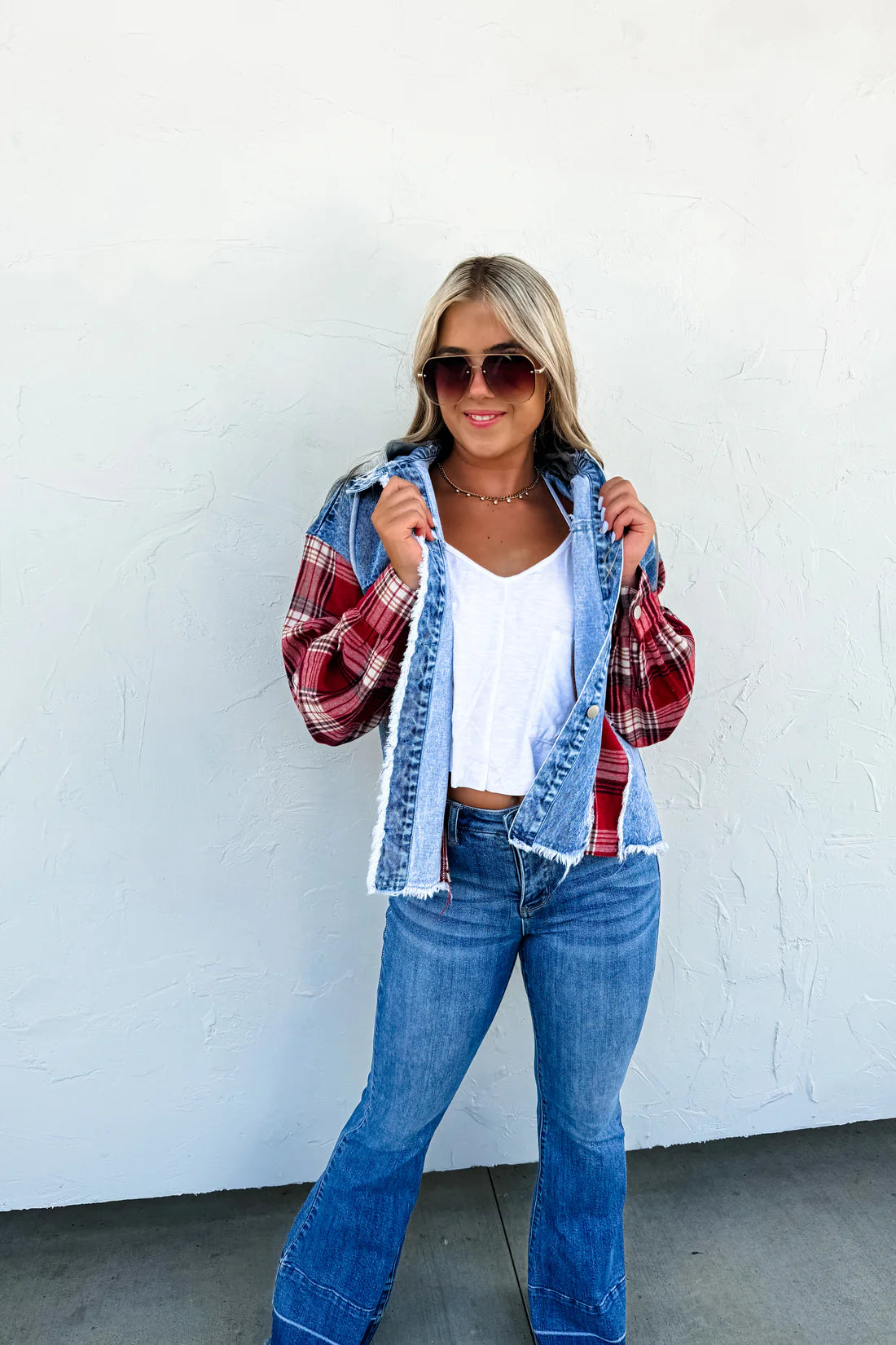 Asher Denim Jacket (Hooded)