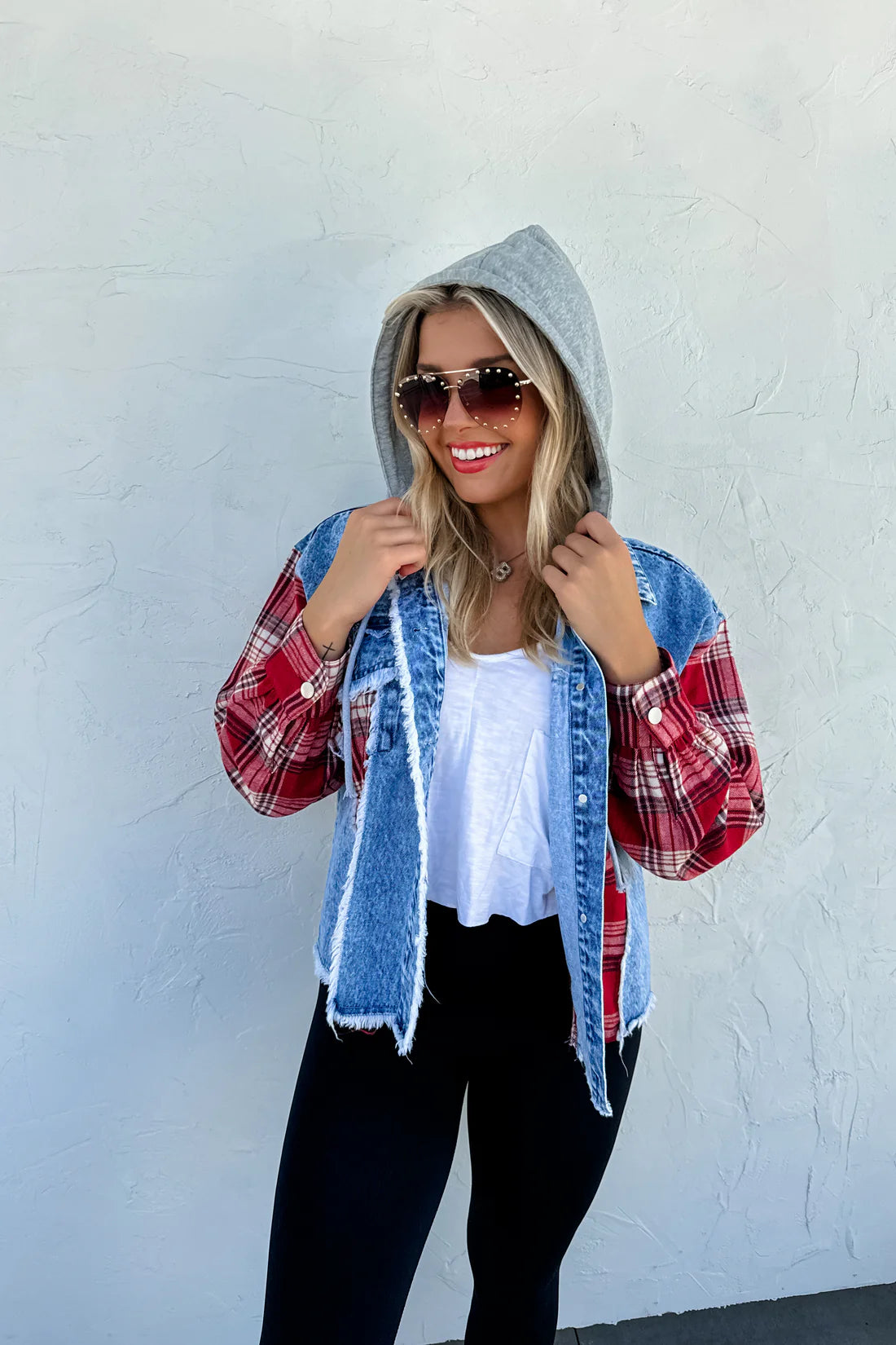Asher Denim Jacket (Hooded)