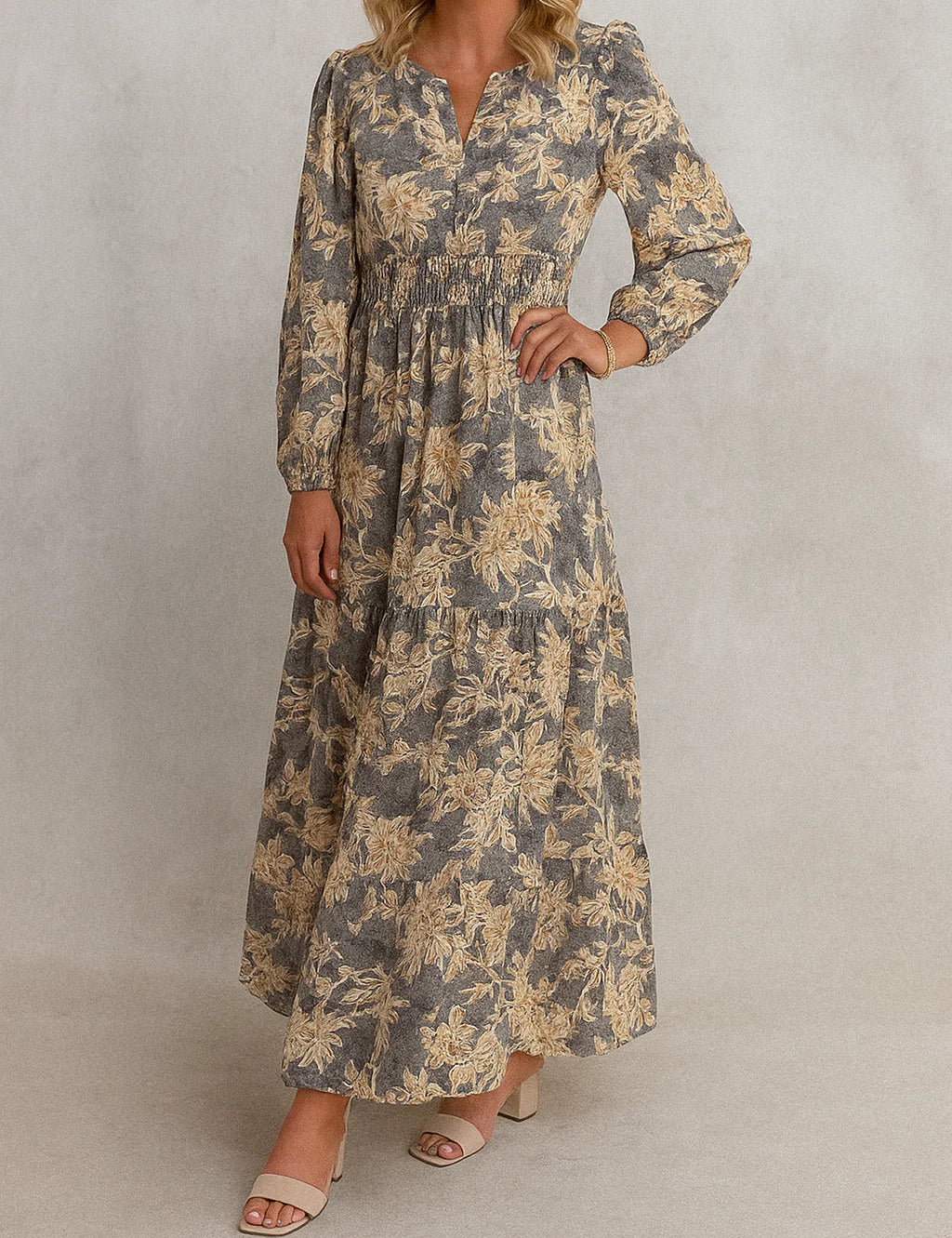 PRE-ORDR Floral Smocked Maxi