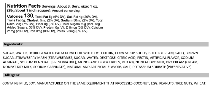 Strawberry Cheesecake Fudge Bar