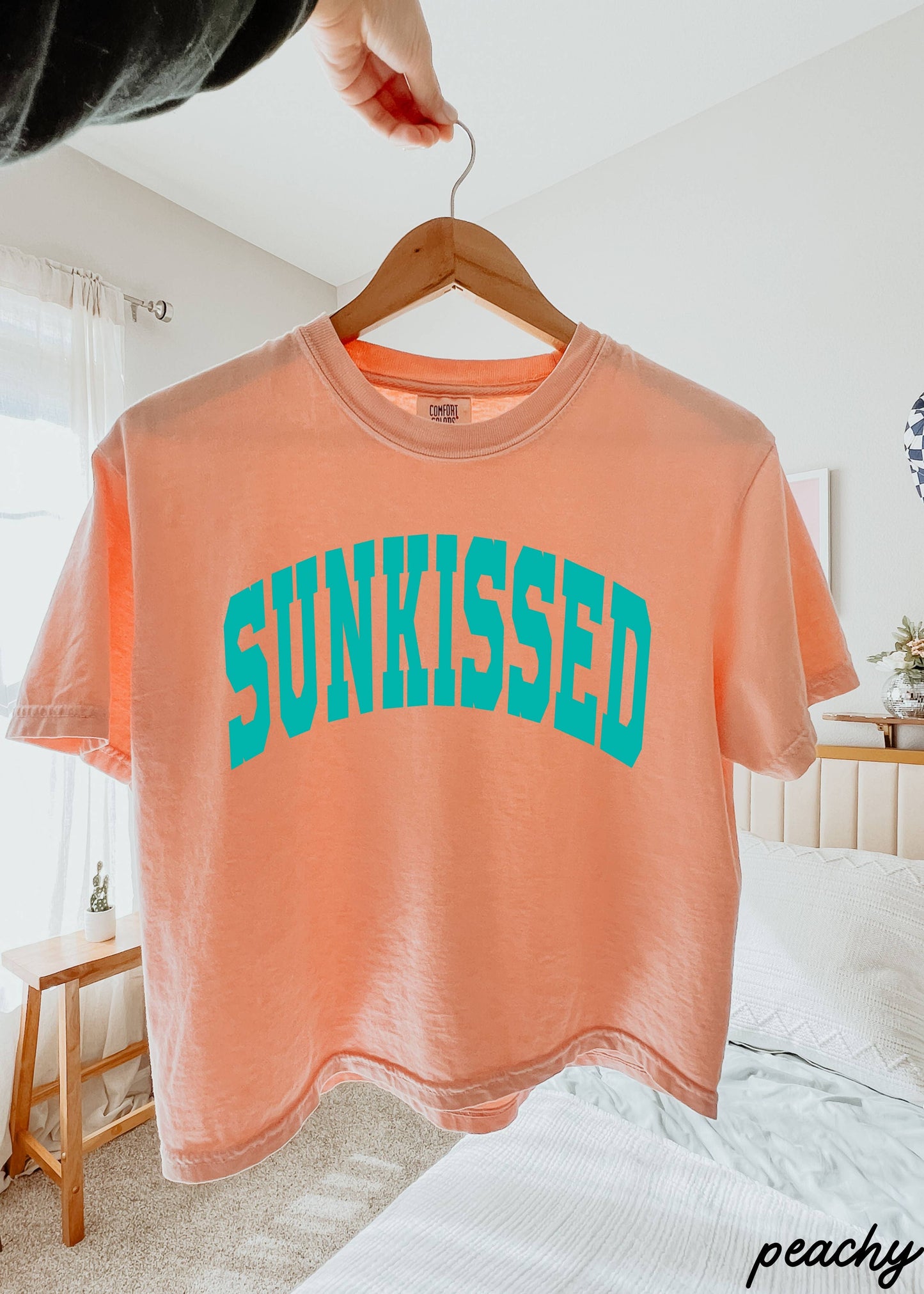 Sunkissed CROP Tee- Peachy