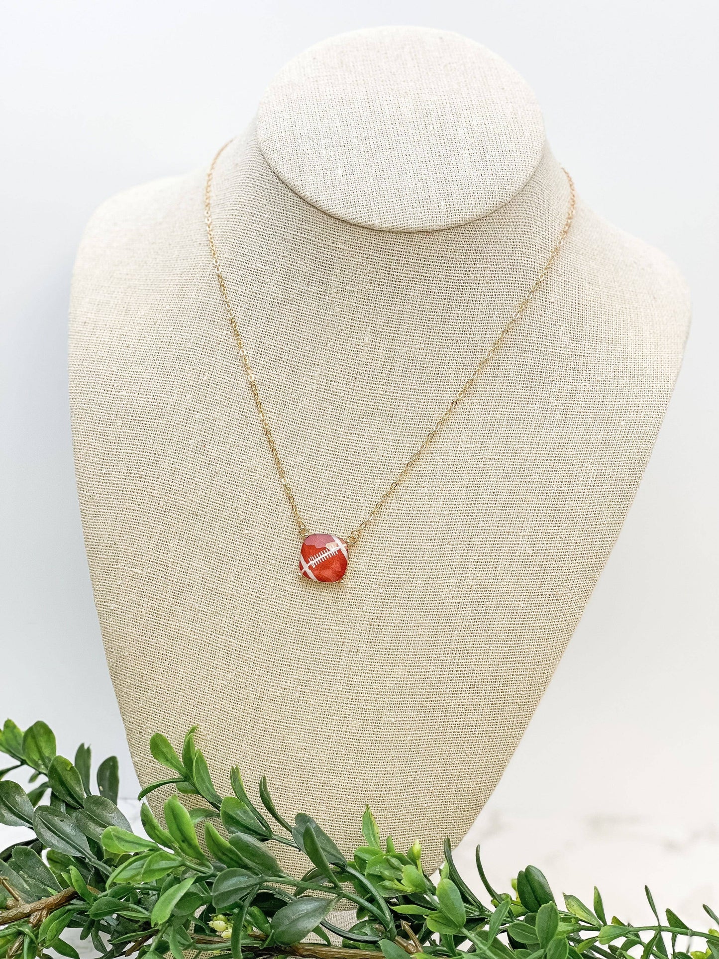 Sports Pendant Necklaces - Football