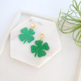 Four Leaf Clover Shamrock Earrings
