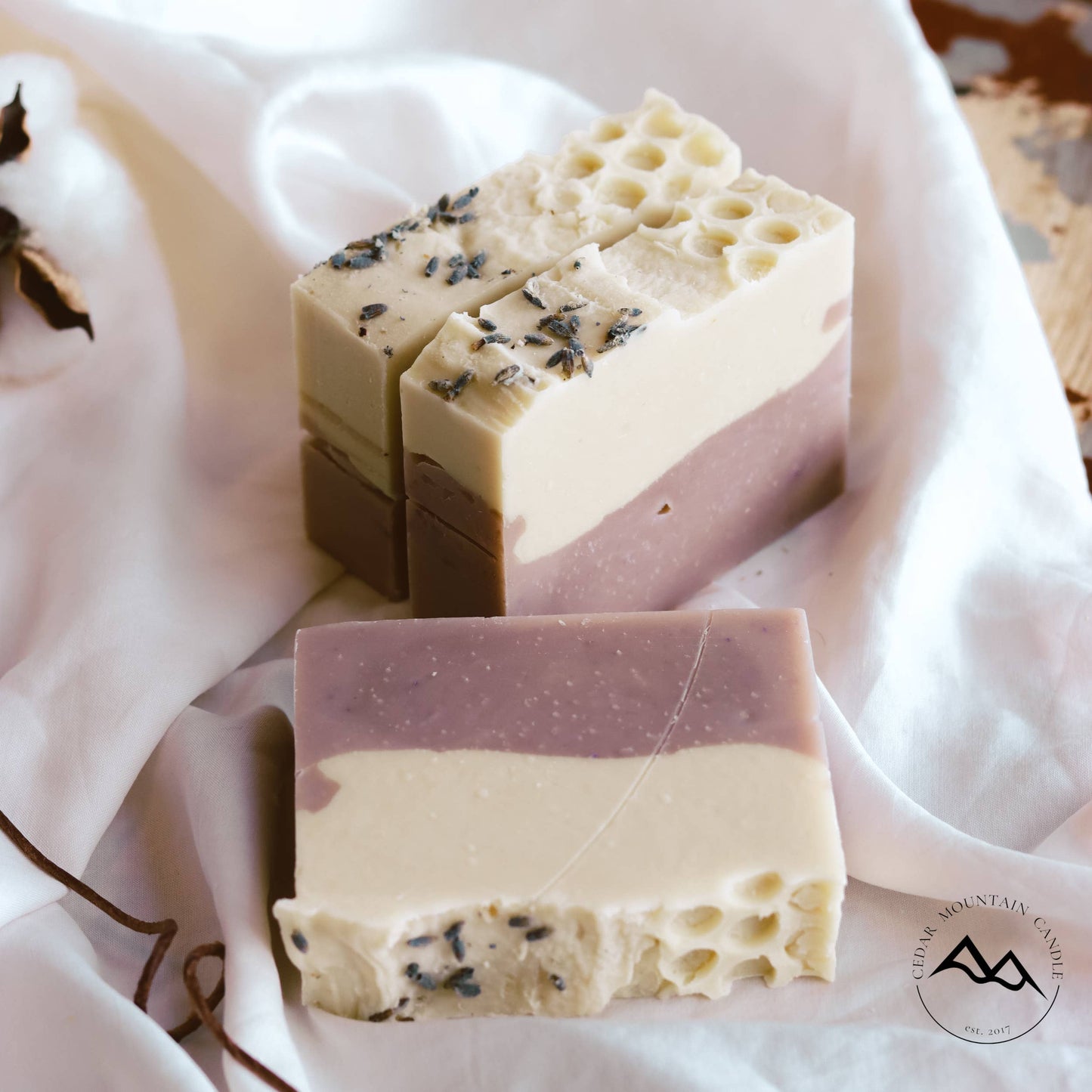 Cold Process Handmade Bar Soap - Lavender