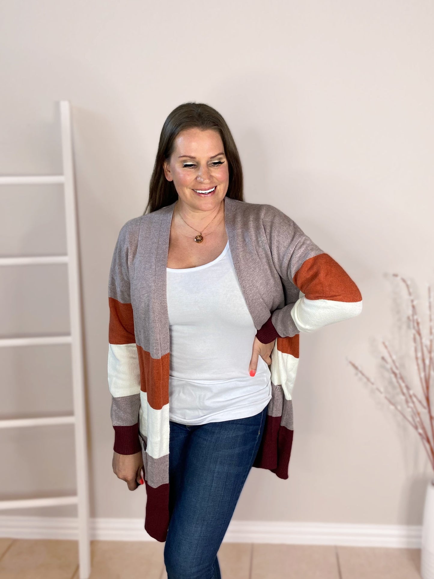 Color Block Cardigans