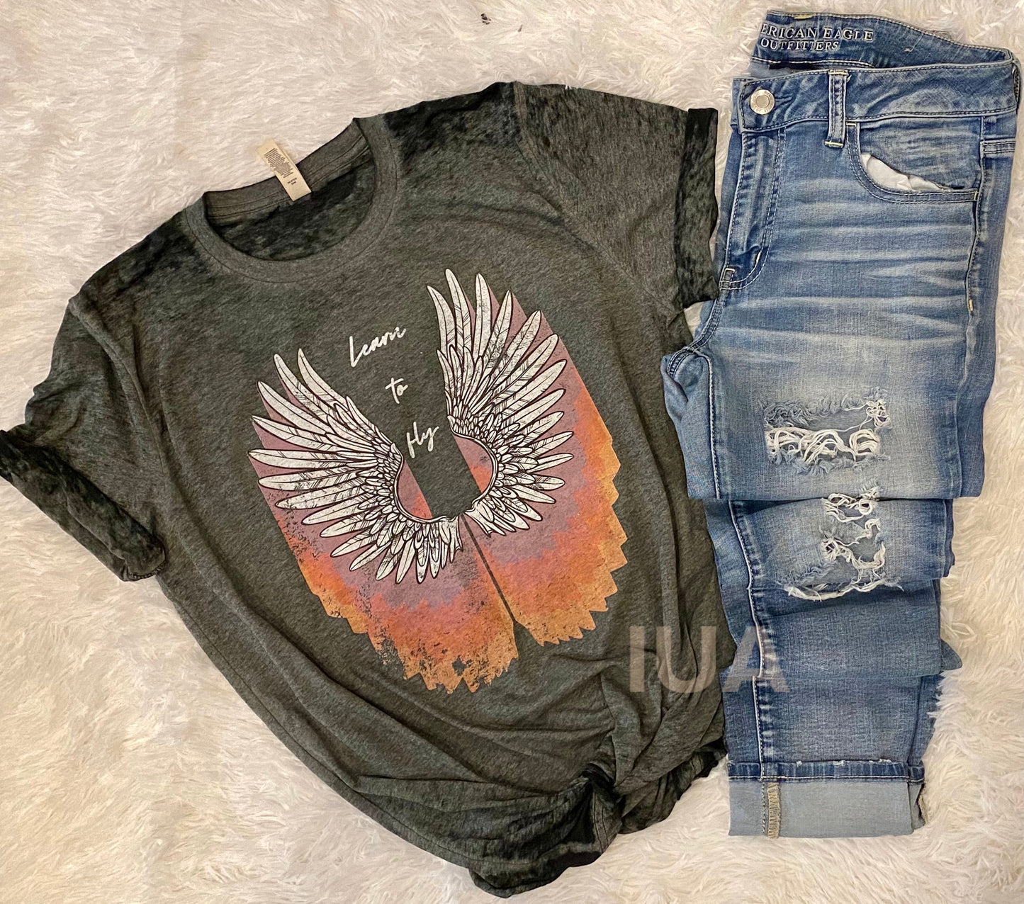 Distressed Learn to Fly Tee