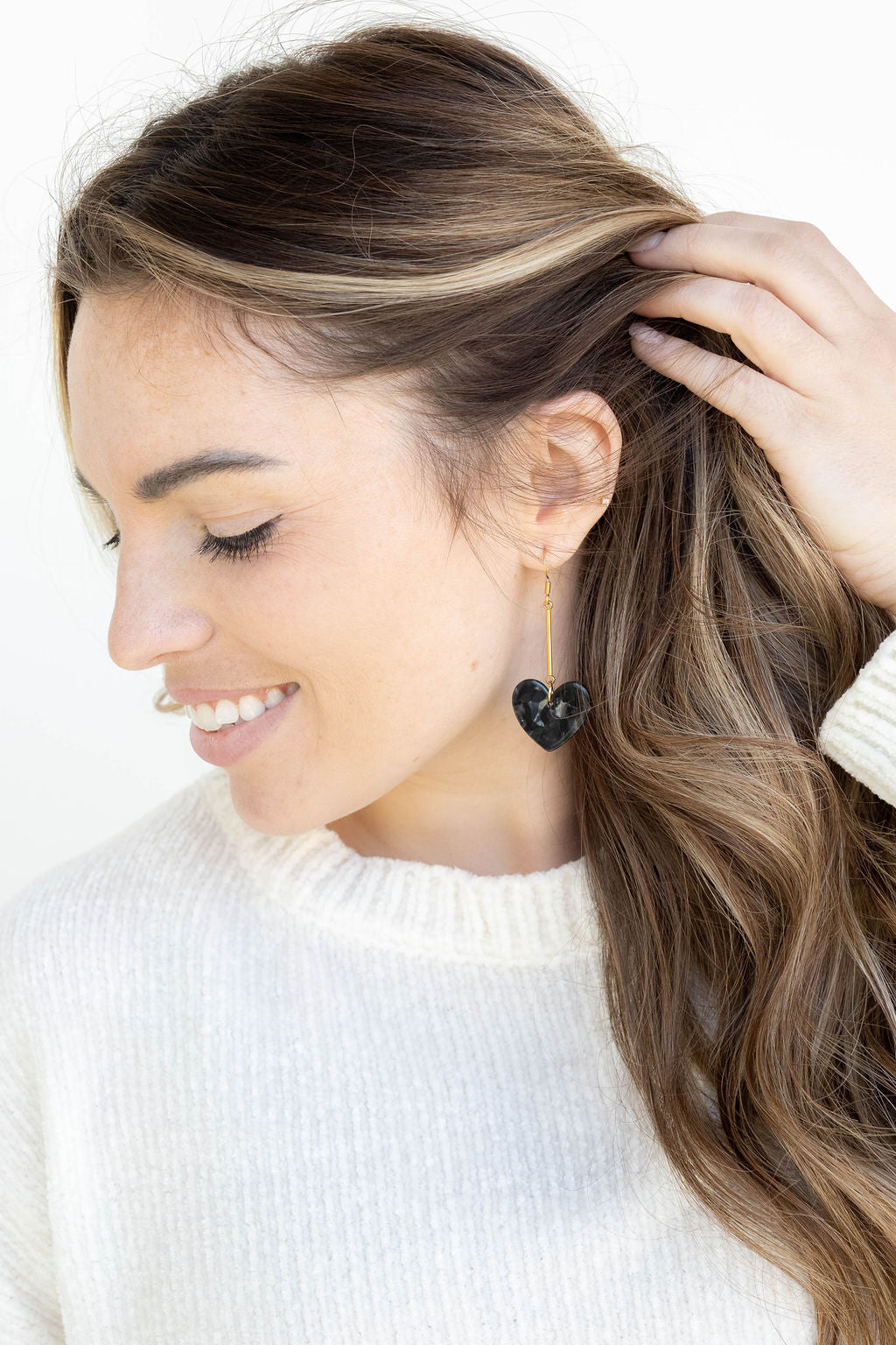 Mina Heart Earrings