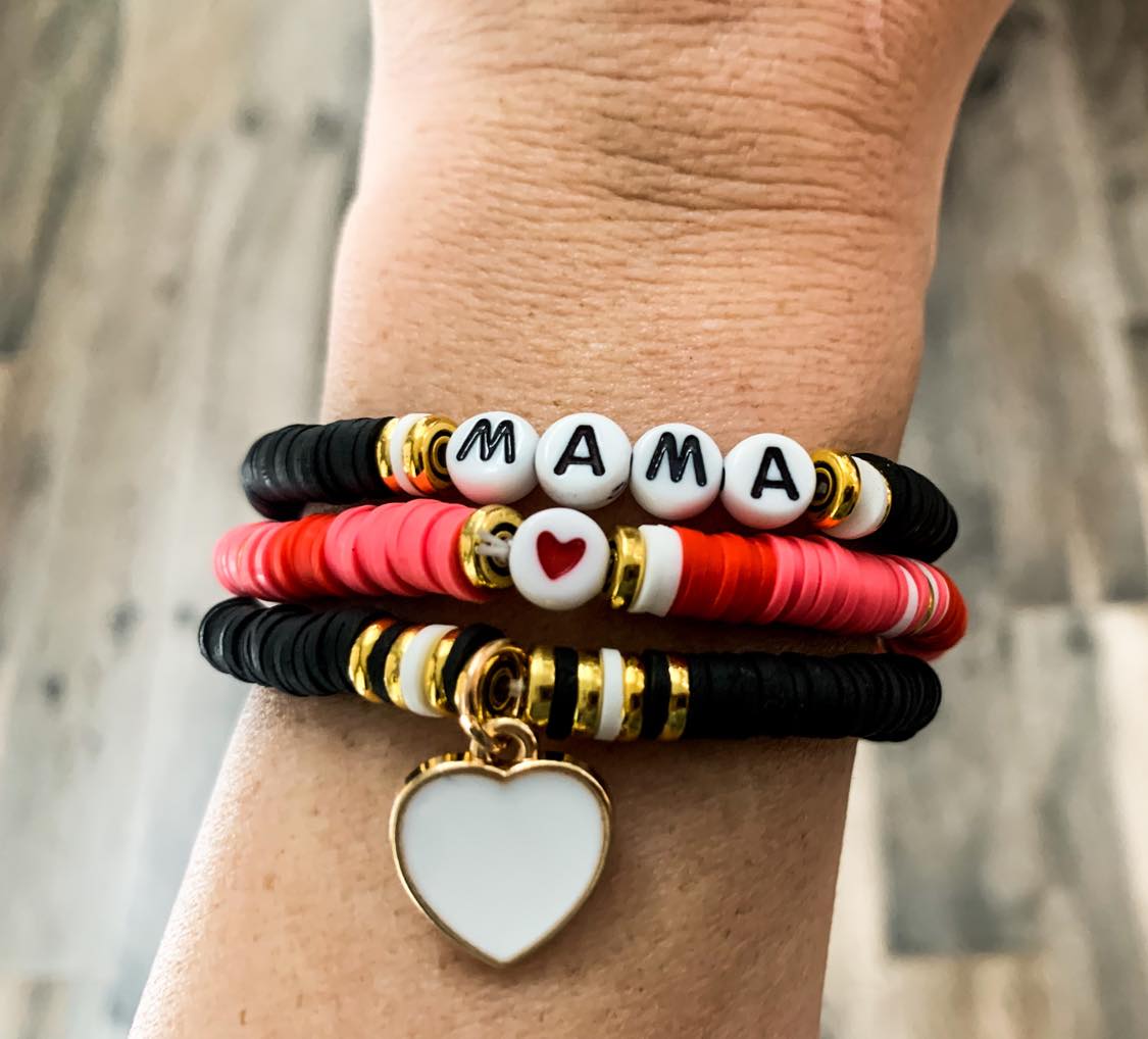 Valentine's Clay Bracelets