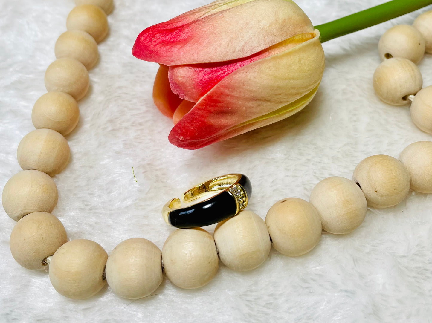 Mallory Enameled Statement Ring