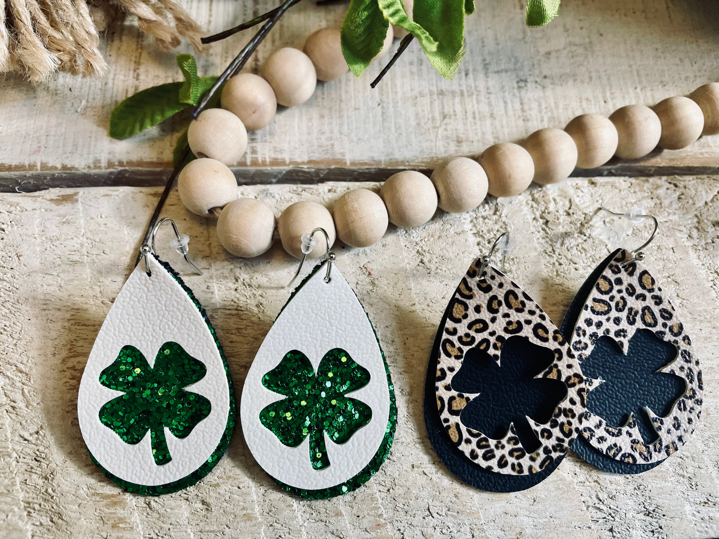 Shamrock Dangle Earrings