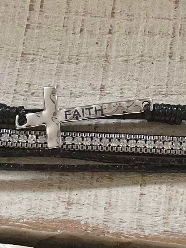 Magnetic Faux Leather Bracelets
