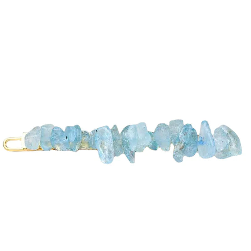 Natural stone Barrettes