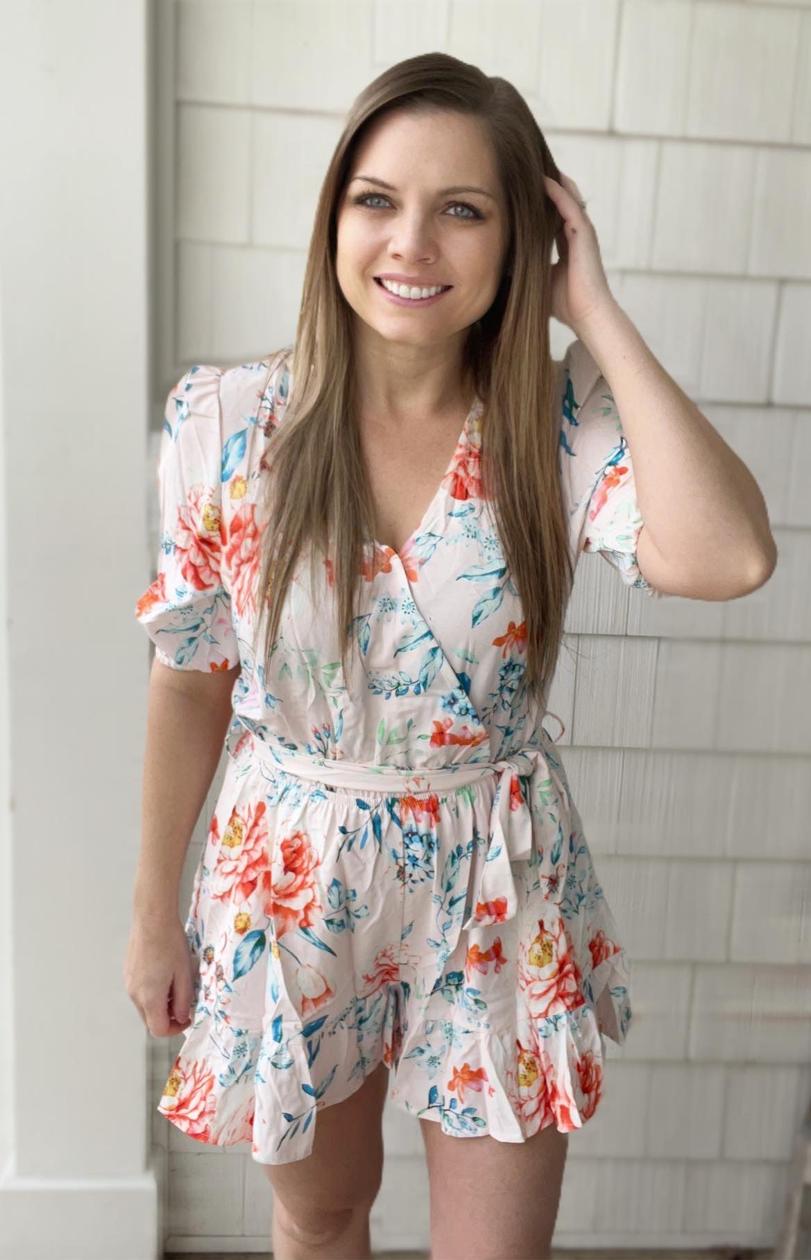 Flutter Floral Romper