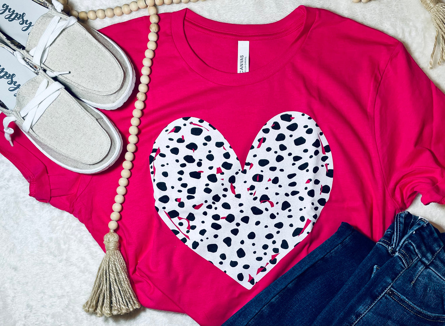 Dotted Heart Tee