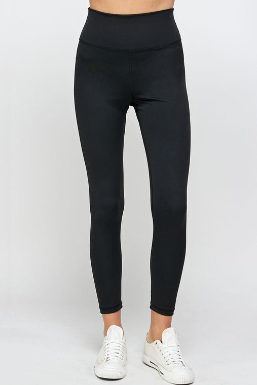 SOFT BLACK LEGGINGS - HIGH WAIST