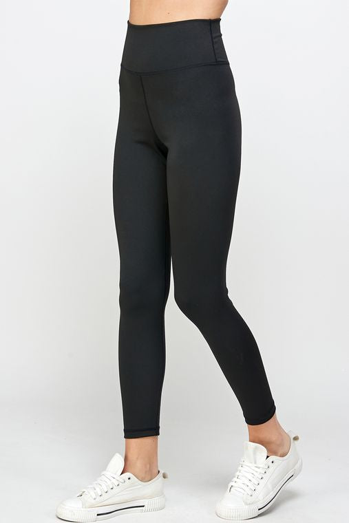 SOFT BLACK LEGGINGS - HIGH WAIST