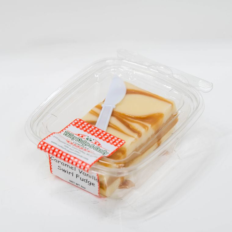 Caramel Vanilla Swirl Fudge (1/2 lb Package)