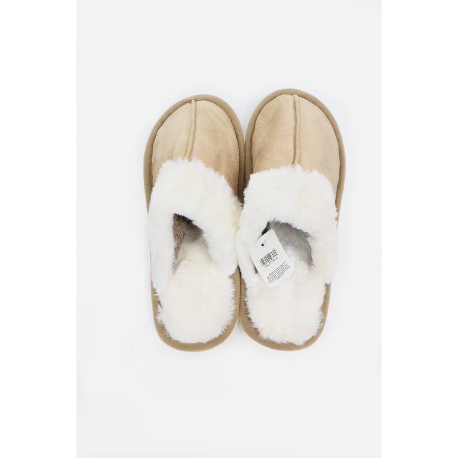 Fuzzy Faux Fur Slippers