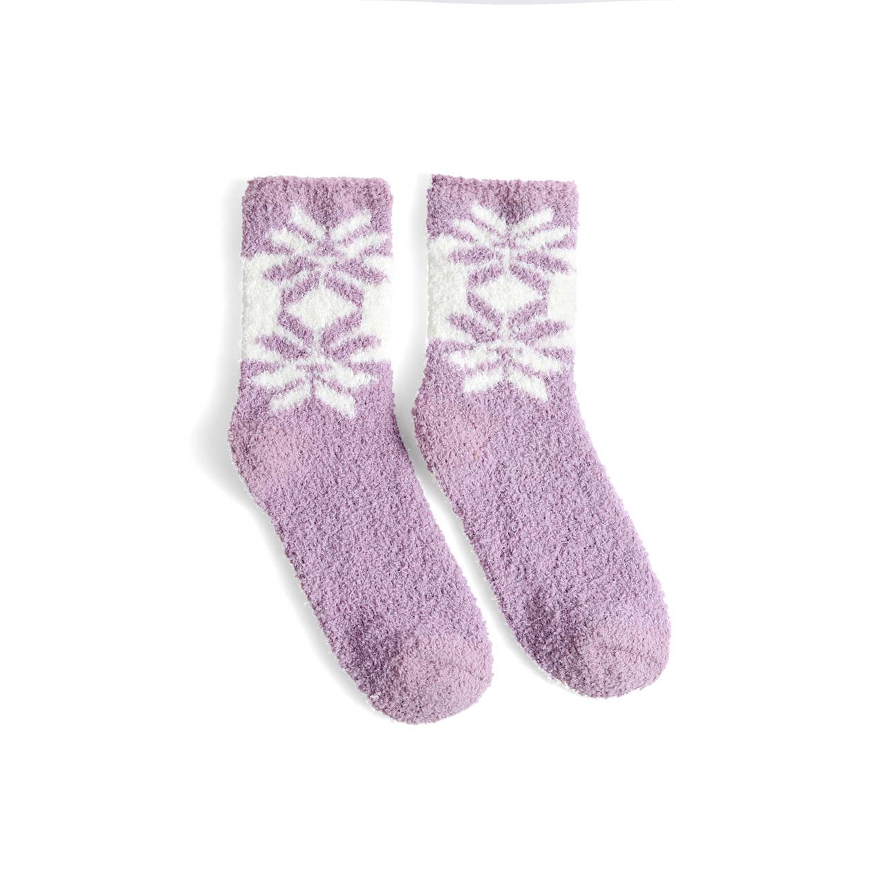 Ladies Fuzzy Socks - Purple set
