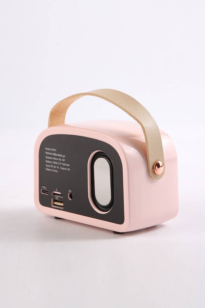 Mini Retro Fm Radio & Bluetooth Multifunction Speak