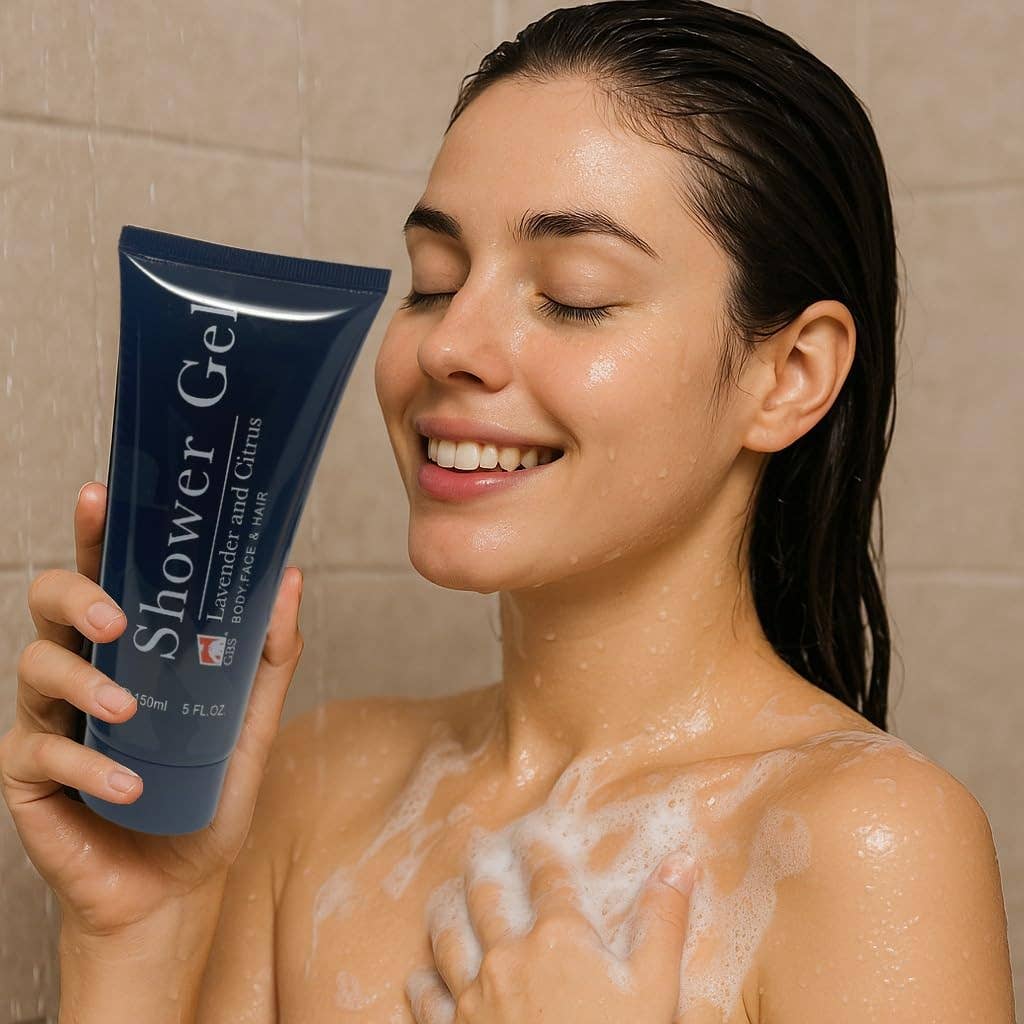 Lavender & Citrus Shower Gel Tube 5 oz With Box