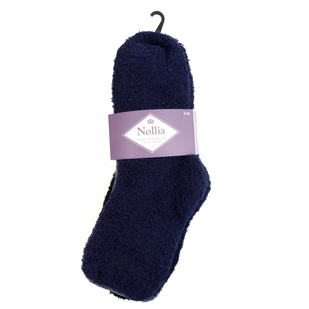 Women's Solid Color Warm Fuzzy Socks - 3 pack