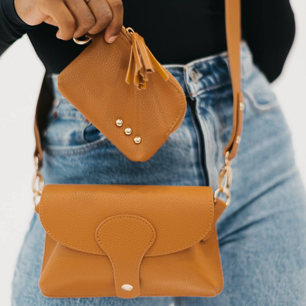 Khloe Vegan Leather Crossbody