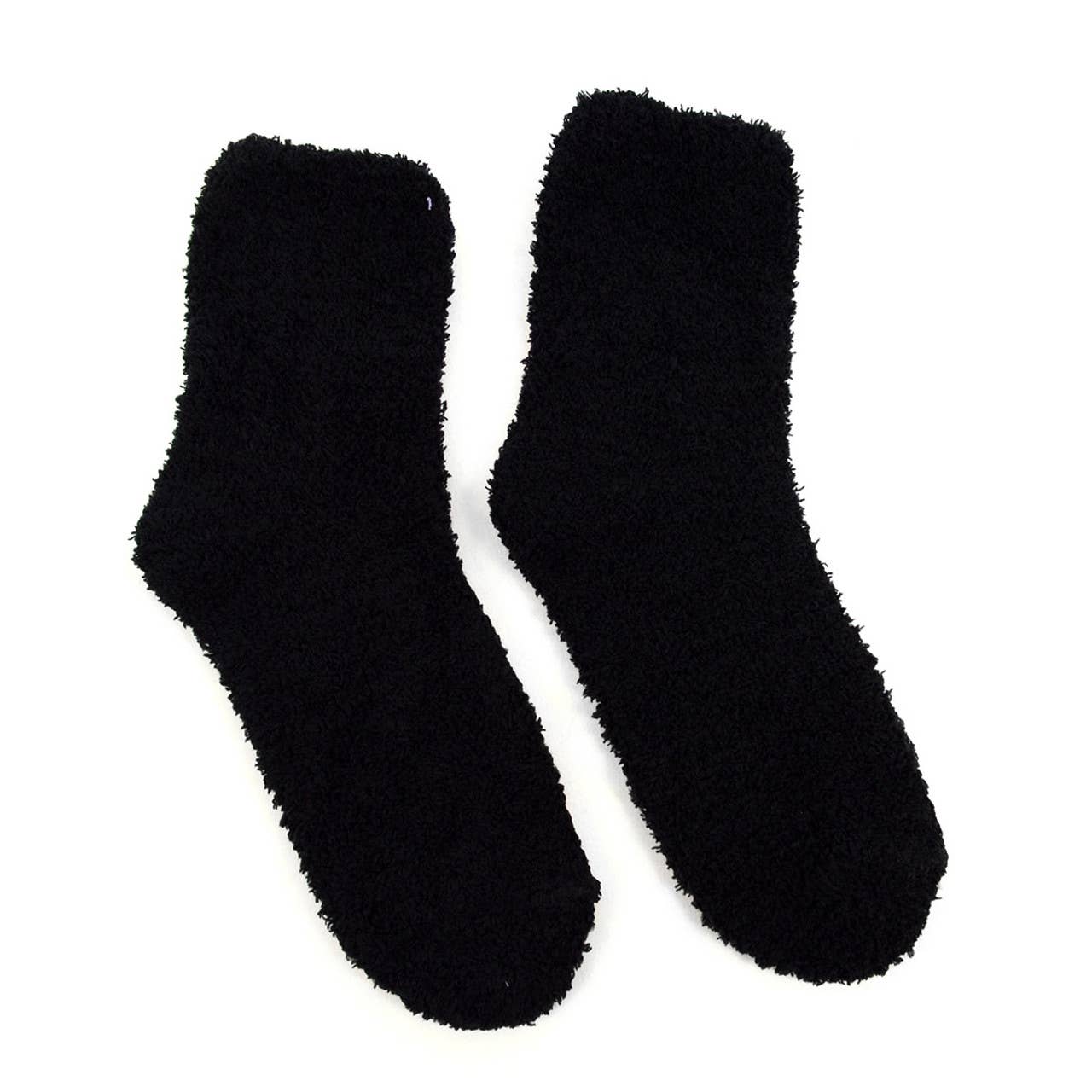 Women's Solid Color Warm Fuzzy Socks - 3 pack