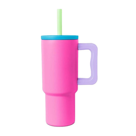 24 ounce Spill-proof Tumbler- Hot Pink