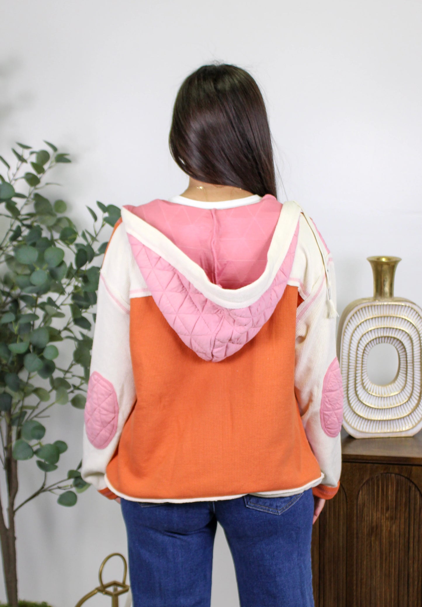 Coral Quilted Jacket