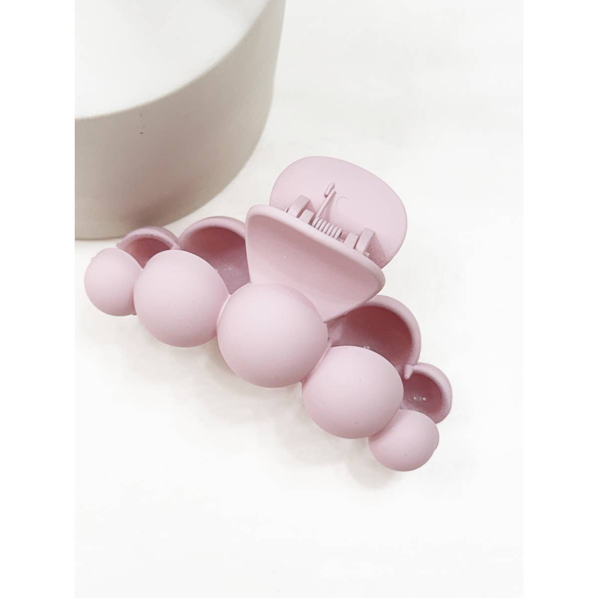 Powdery Soft Matt Bubble Pearl Hair Claw Clips